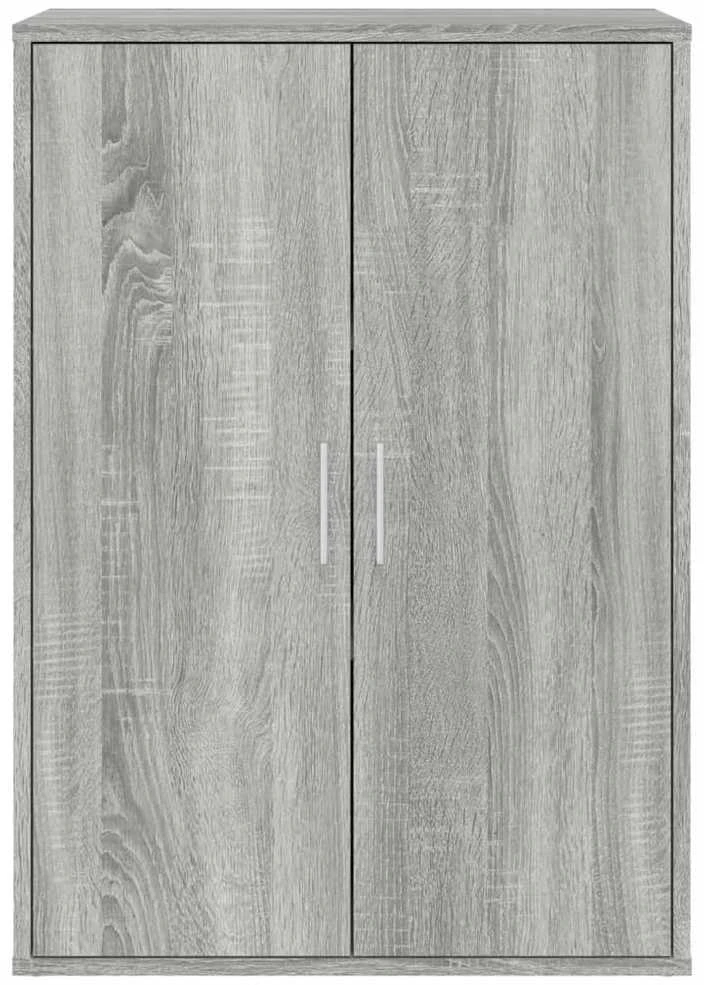 Šoninė spintelė, pilka ąžuolo, 60x31x84cm, apdirbta mediena
