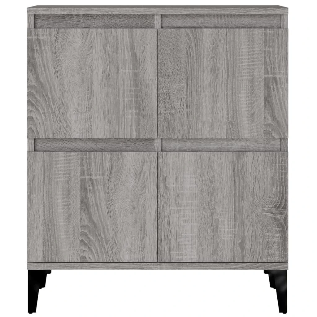 Šoninė spintelė, pilka ąžuolo, 60x35x70cm, apdirbta mediena
