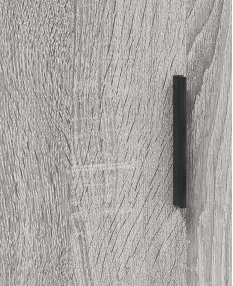 Šoninė spintelė, pilka ąžuolo, 69,5x34x90cm, apdirbta mediena