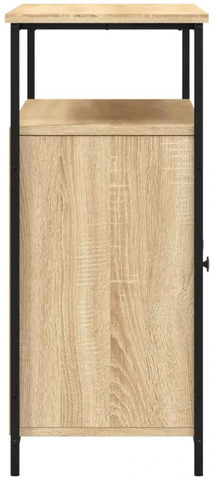 Šoninė spintelė, sonoma ąžuolo, 100x35x80cm, apdirbta mediena