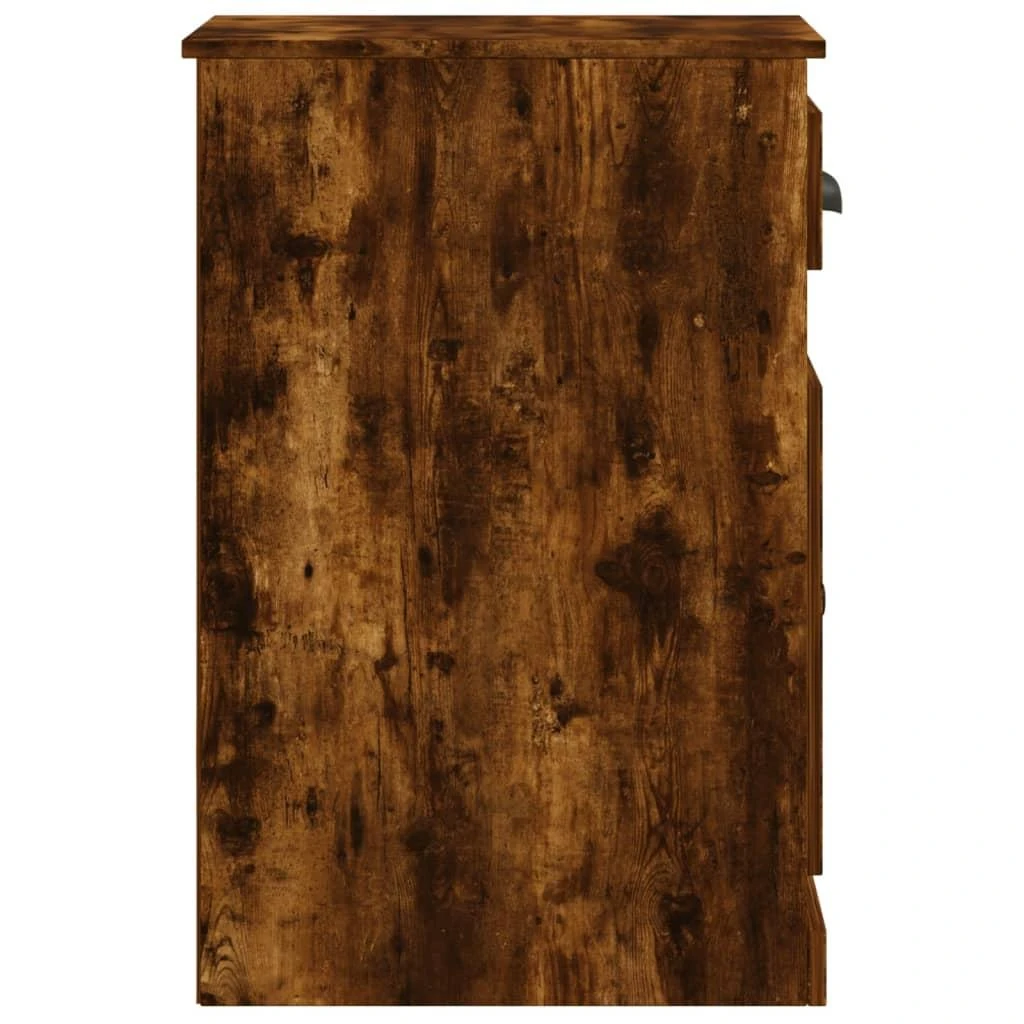 Šoninė spintelė su stalčiumi, dūminė, 40x50x75cm, mediena