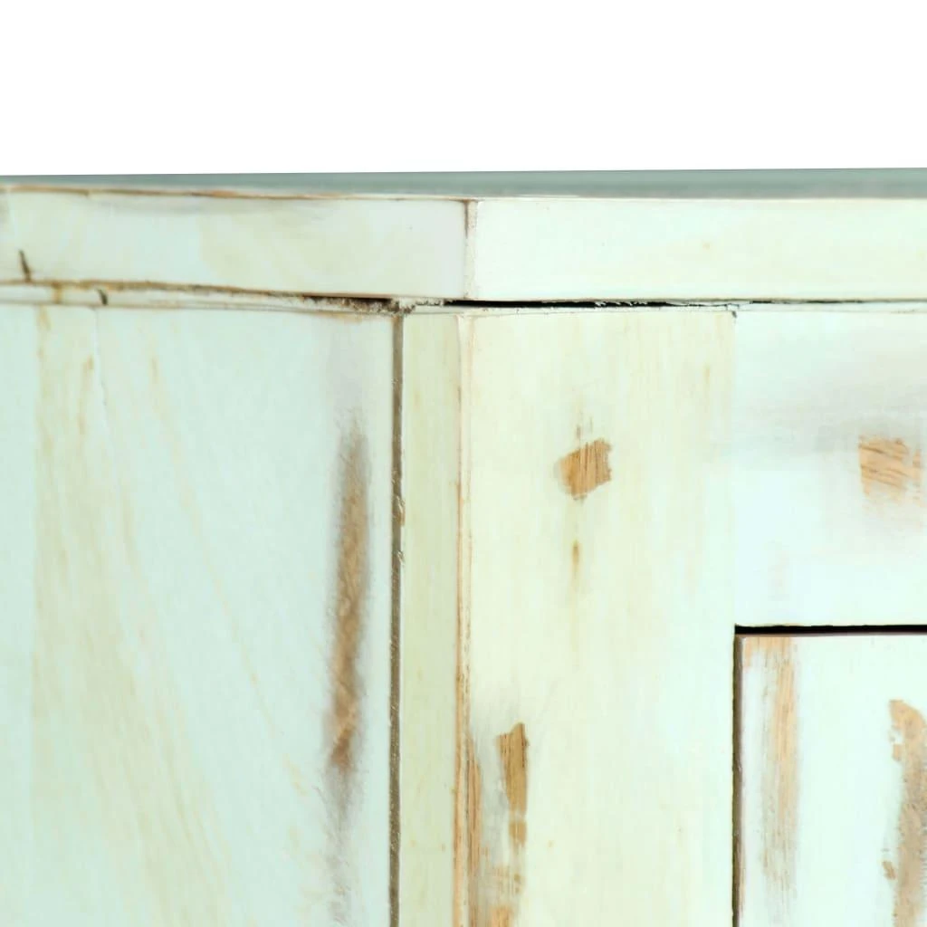 Šoninė spintelė, švies. mėl. sp., 110x35x70cm, mango med. mas.