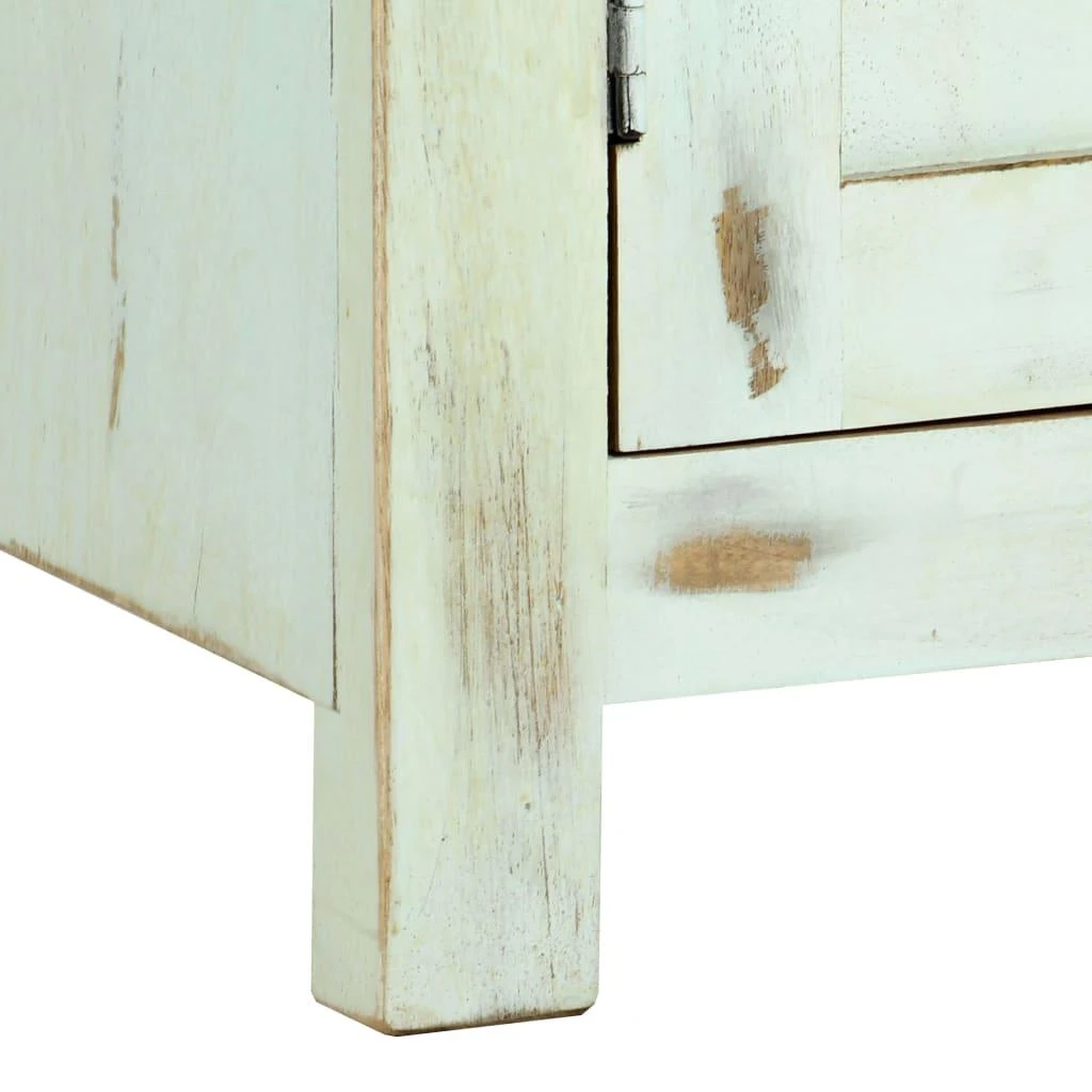 Šoninė spintelė, švies. mėl. sp., 110x35x70cm, mango med. mas.