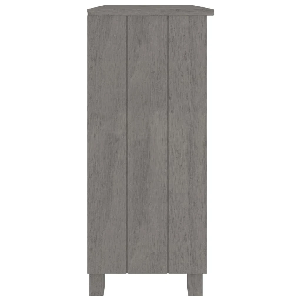 Šoninė spintelė HAMAR, šviesiai pilka, 85x35x80cm, pušis