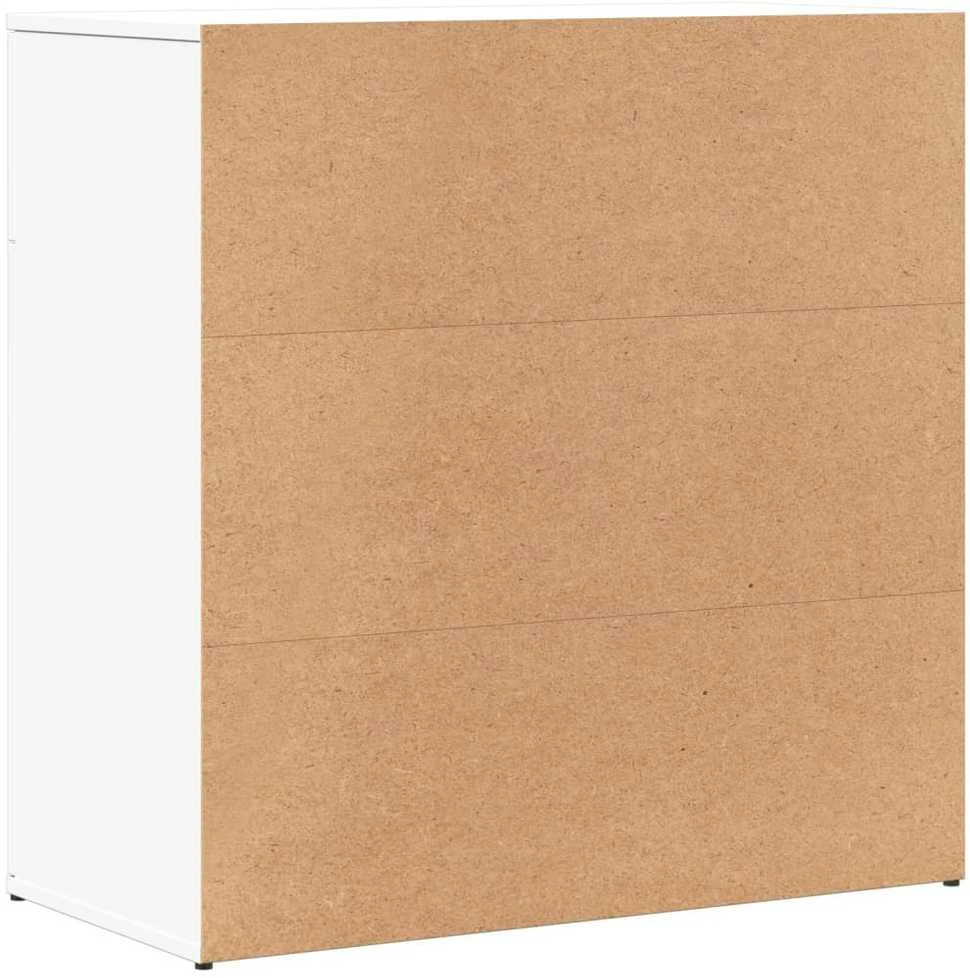 Šoninės spintelės, 2vnt., baltos, 79x38x80cm, apdirbta mediena