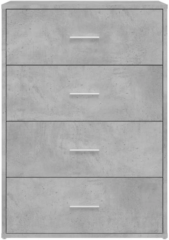 Šoninės spintelės, 2vnt., betono, 60x31x84cm, apdirbta mediena