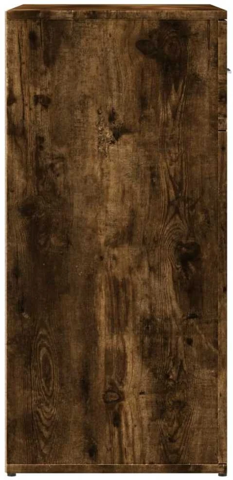 Šoninės spintelės, 2vnt., dūminio ąžuolo, 79x38x80cm, mediena