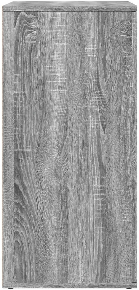 Šoninės spintelės, 2vnt., pilkos ąžuolo, 79x38x80cm, mediena
