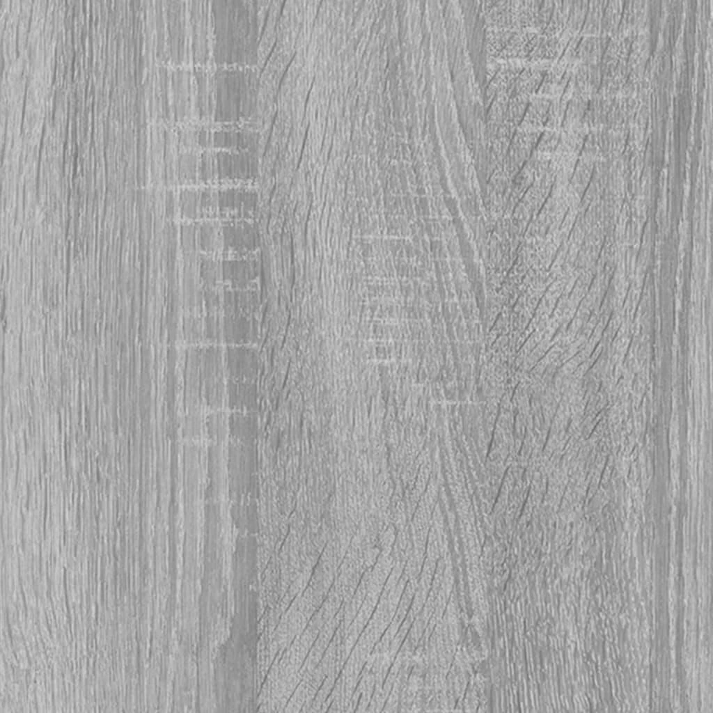 Šoninės spintelės, 3vnt., pilkos ąžuolo, apdirbta mediena
