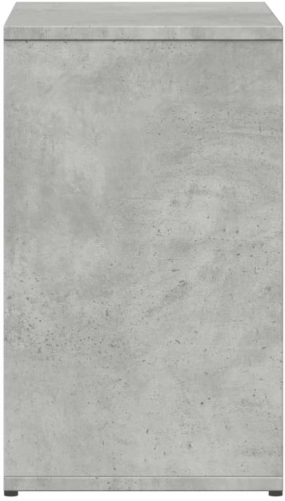 Šoniniai staliukai, 2vnt., betono, 50x30x50cm, apdirbta mediena