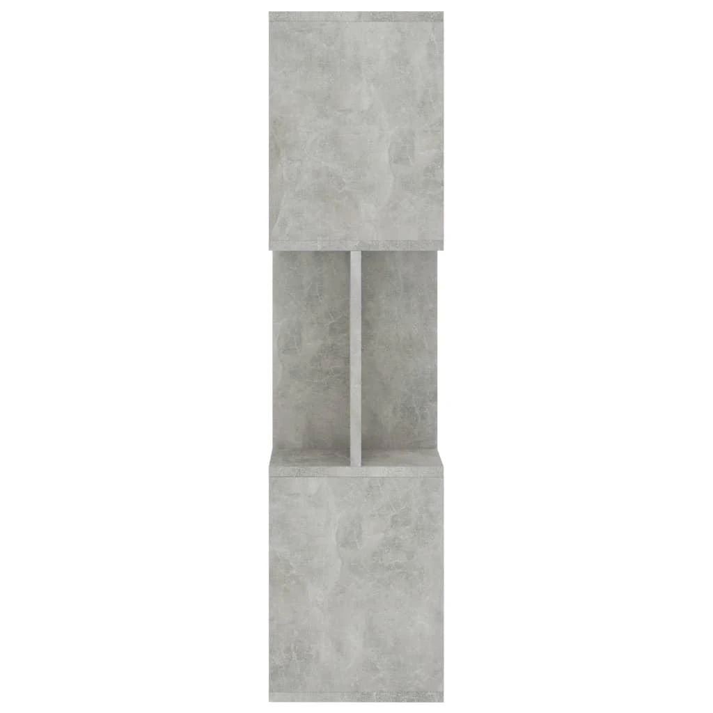 Spintelė knygoms/kambario pertvara, betono, 80x24x96cm, mediena