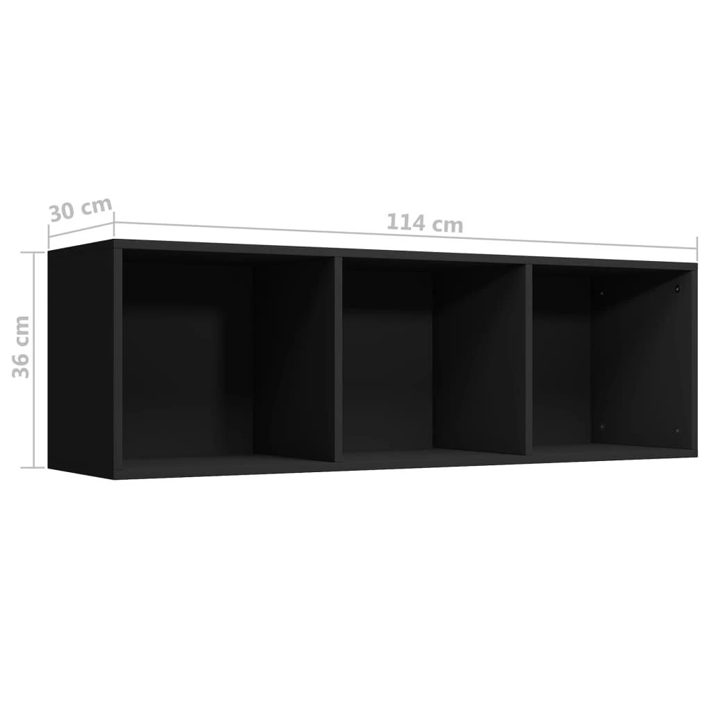 Spint. knyg./telev., juodos sp., 36x30x114cm, medž. drož. pl.