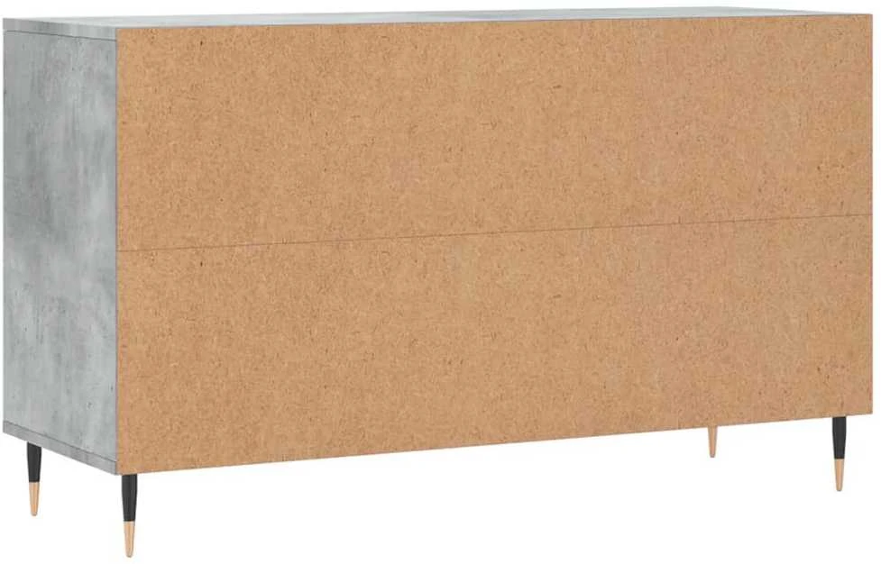 Spintelė batams, betono pilka, 102x36x60cm, apdirbta mediena