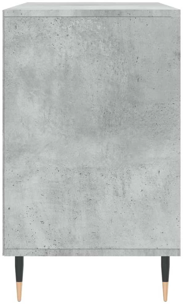 Spintelė batams, betono pilka, 102x36x60cm, apdirbta mediena