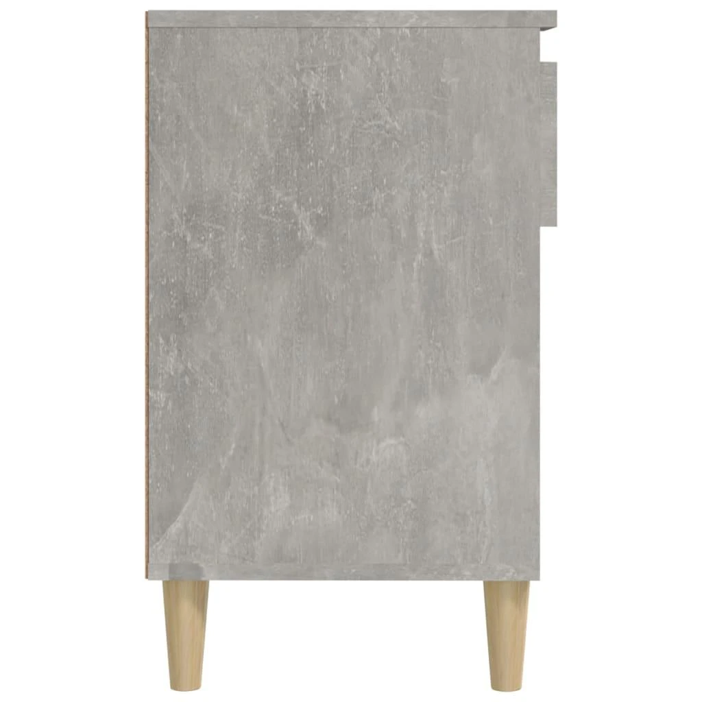 Spintelė batams, betono pilka, 102x36x60cm, apdirbta mediena