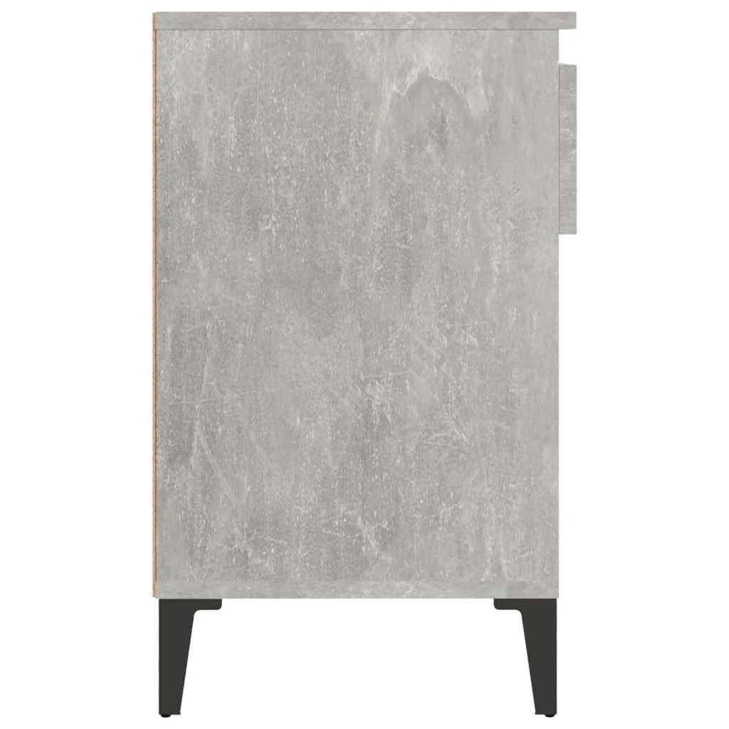 Spintelė batams, betono pilka, 102x36x60cm, apdirbta mediena