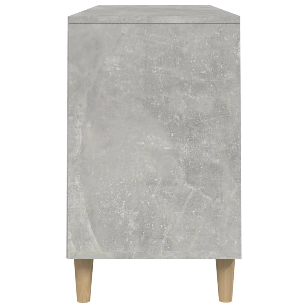 Spintelė batams, betono pilka, 102x36x60cm, apdirbta mediena