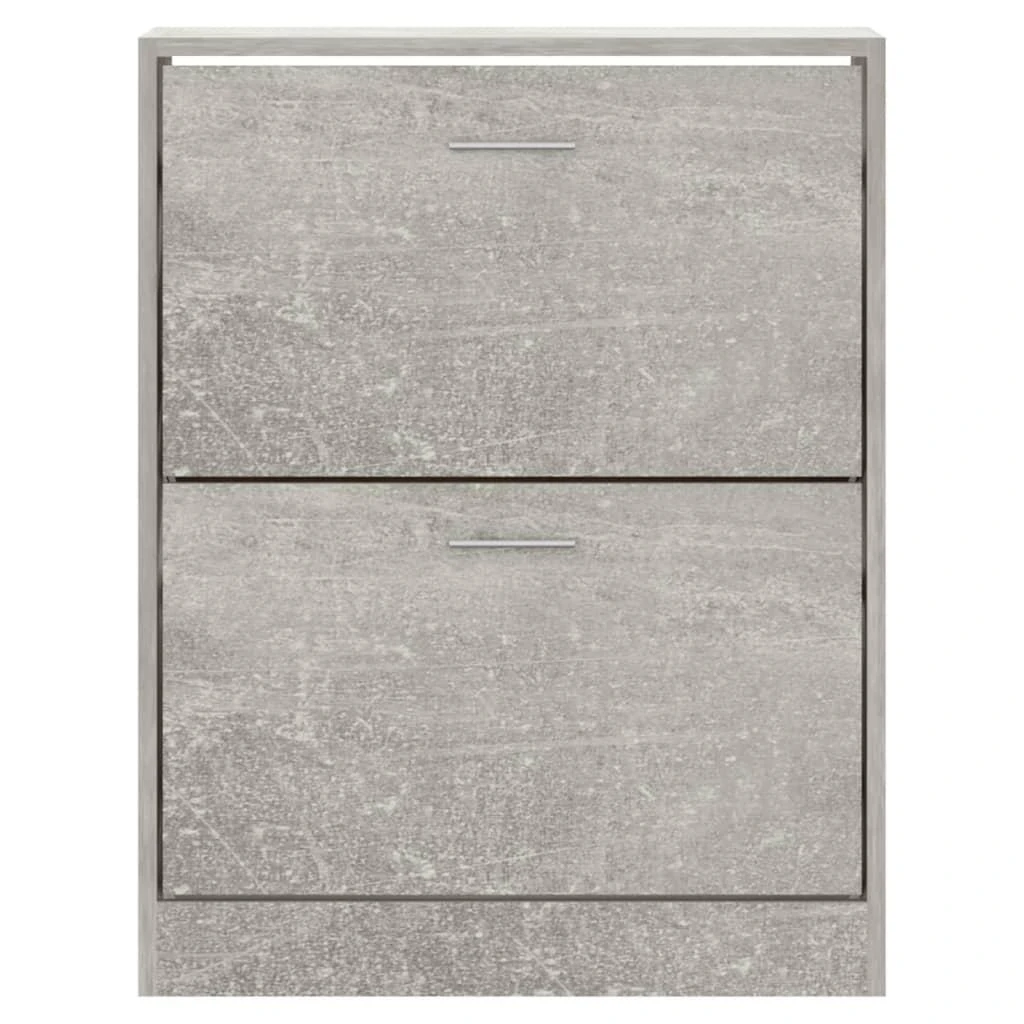 Spintelė batams, betono pilka, 63x24x81cm, apdirbta mediena