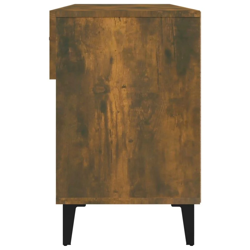 Spintelė batams, dūminio ąžuolo, 102x35x55cm, apdirbta mediena