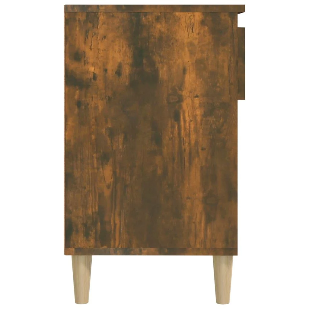 Spintelė batams, dūminio ąžuolo, 102x36x60cm, apdirbta mediena