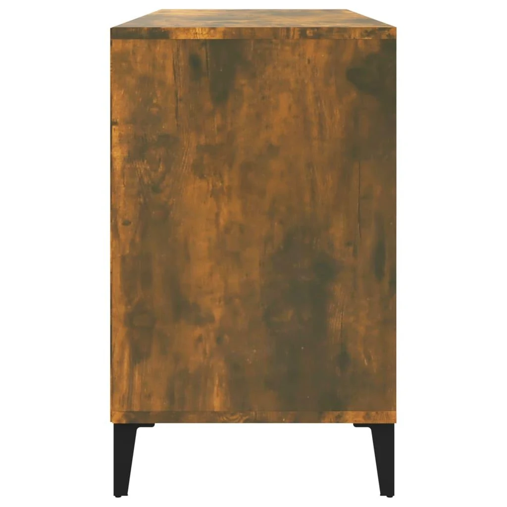 Spintelė batams, dūminio ąžuolo, 102x36x60cm, apdirbta mediena