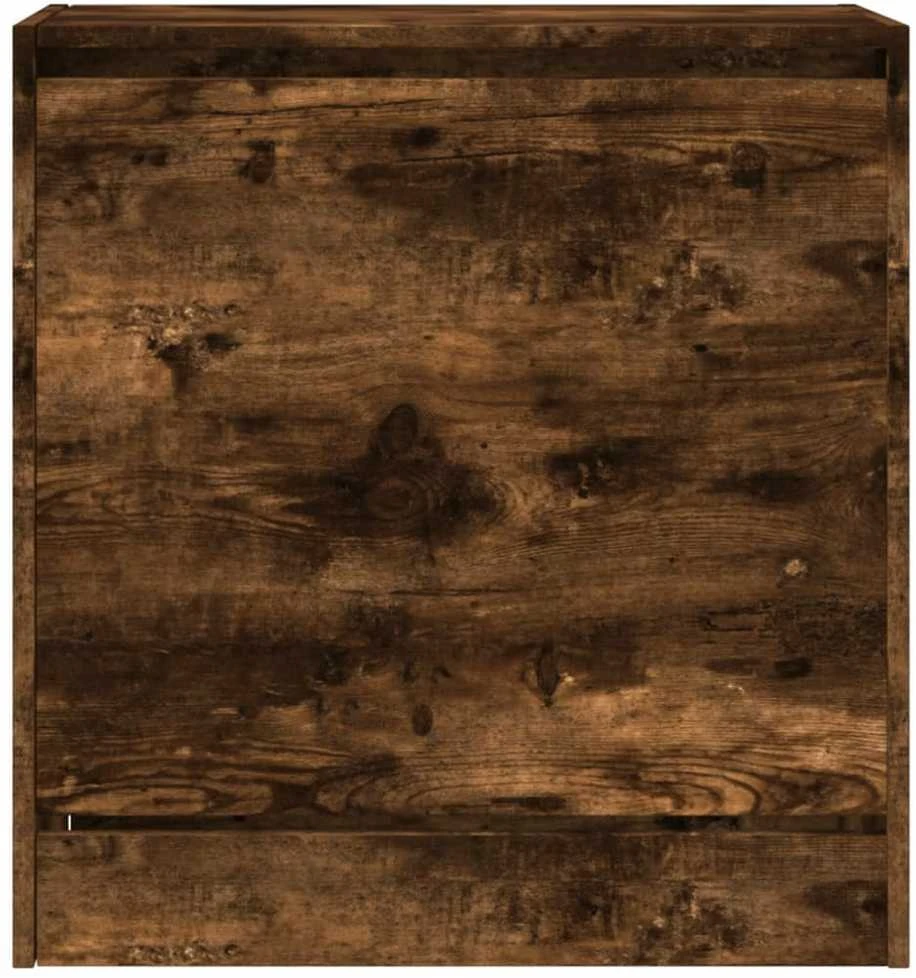 Spintelė batams, dūminio ąžuolo, 60x34x63,5cm, apdirbta mediena