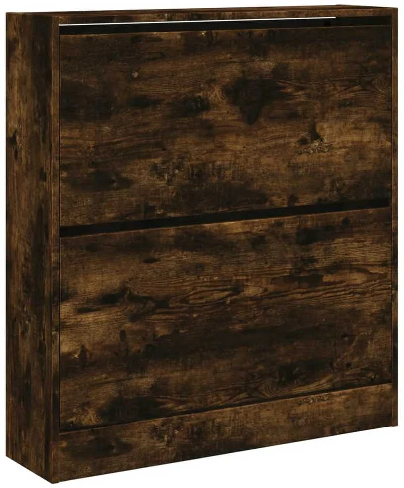 Spintelė batams, dūminio ąžuolo, 80x21x87,5cm, apdirbta mediena