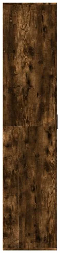 Spintelė batams, dūminio ąžuolo, 80x39x178cm, apdirbta mediena