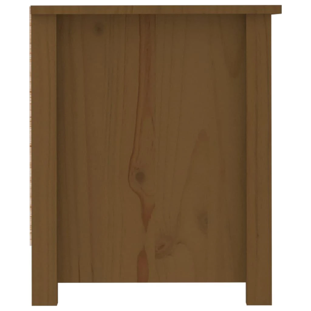 Spintelė batams, medaus ruda, 110x38x45,5cm, pušies masyvas