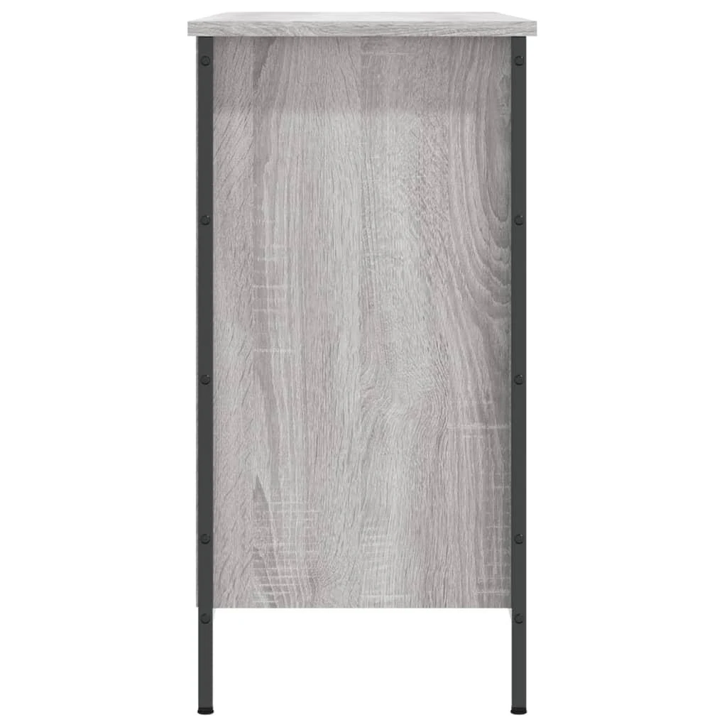 Spintelė batams, pilka ąžuolo, 100x35x70cm, apdirbta mediena