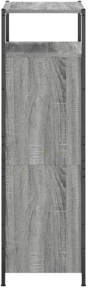 Spintelė batams, pilka ąžuolo, 60x34x112cm, apdirbta mediena