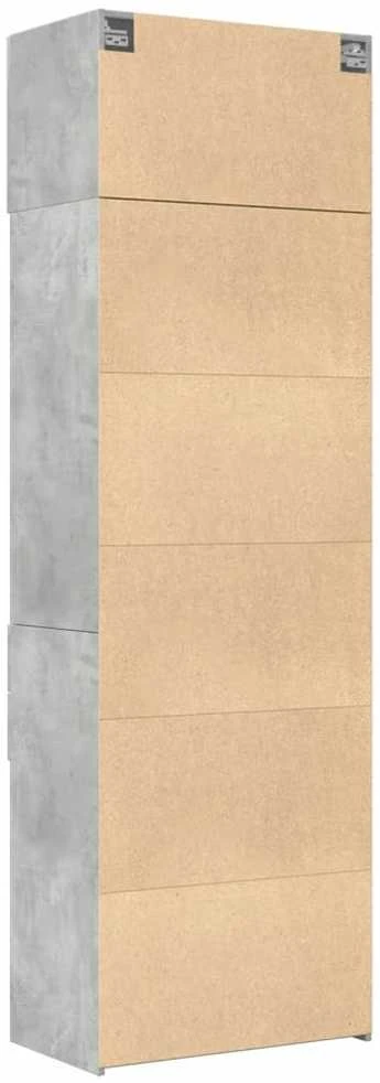 Spintelė daiktams, betono, 70x42,5x225cm, apdirbta mediena