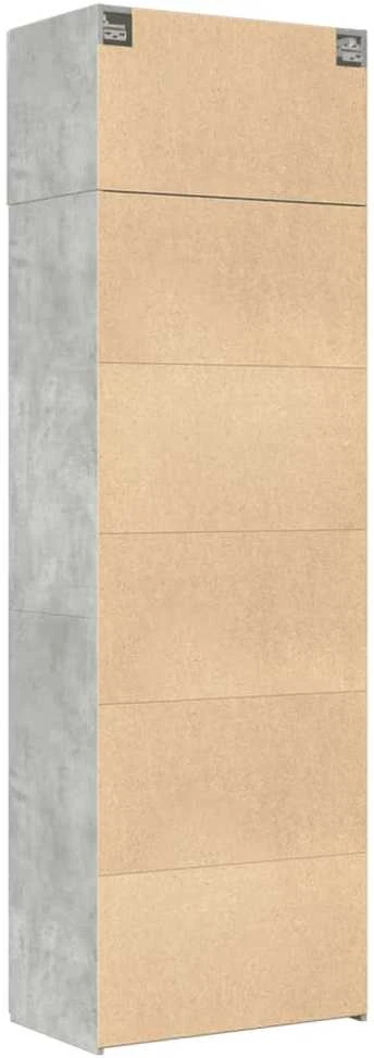 Spintelė daiktams, betono, 70x42,5x225cm, apdirbta mediena