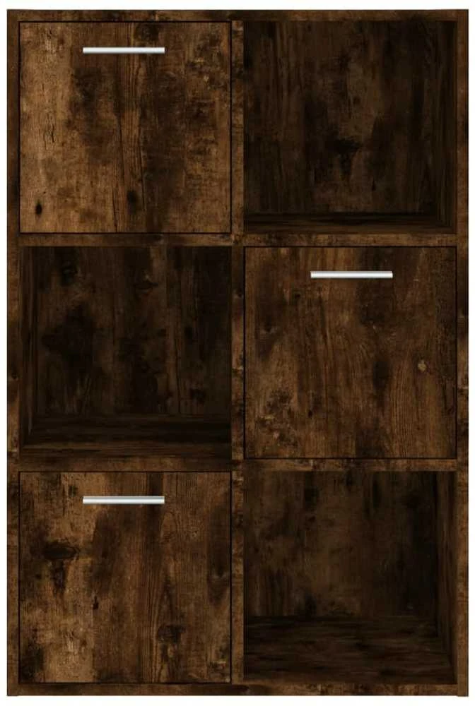 Spintelė daiktams, dūminio ąžuolo spalvos, 60x29,5x90cm