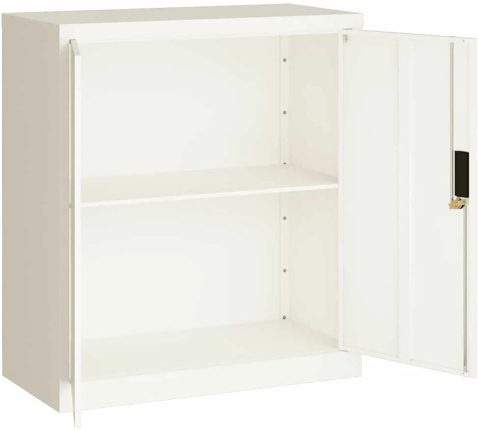 Spintelė dokumentams, baltos spalvos, 90x40x90cm, plienas