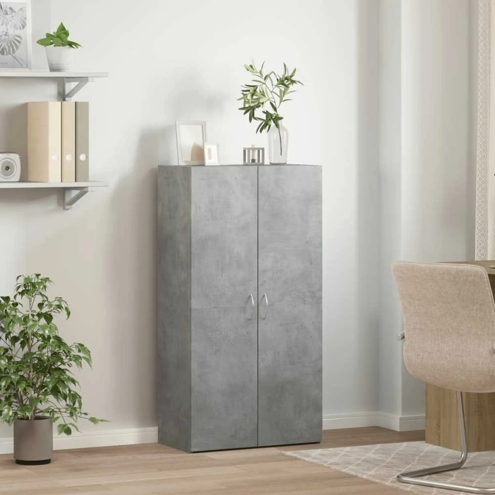 Spintelė dokumentams, betono, 60x32x115cm, apdirbta mediena