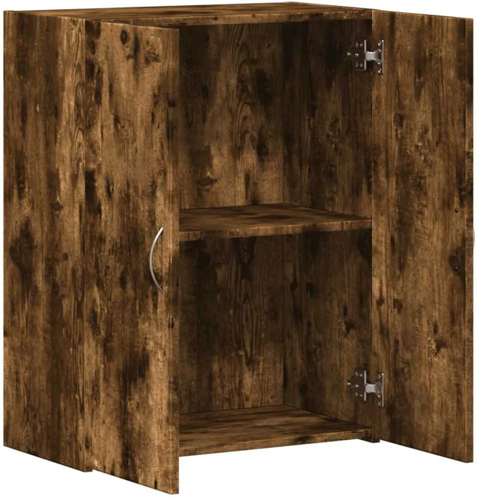 Spintelė dokumentams, dūminė ąžuolo, 60x32x77,5cm, mediena