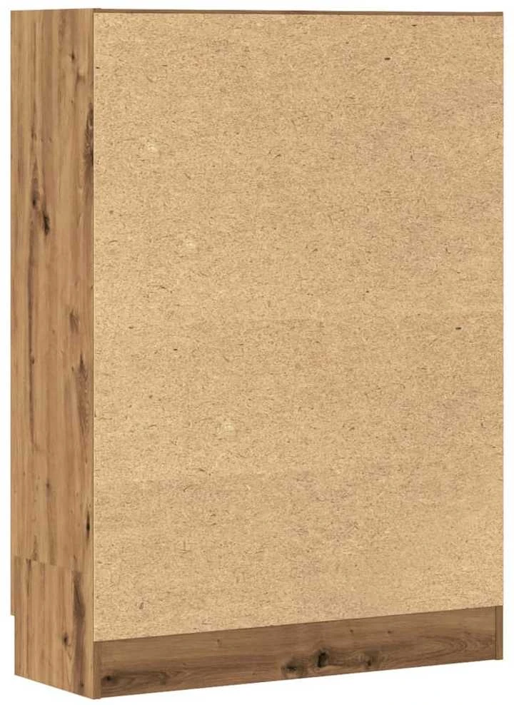 Spintelė knygoms, artisano ąžuolo, 82,5x30,5x115cm, mediena
