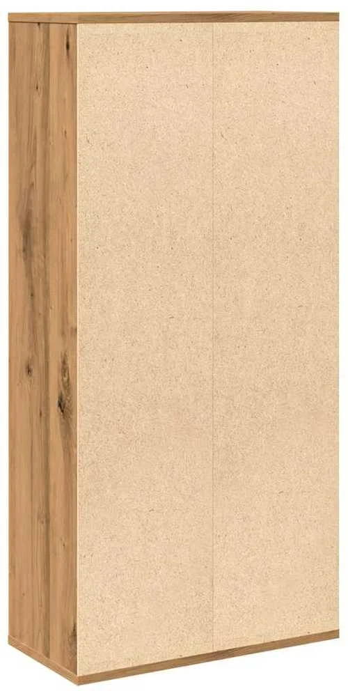 Spintelė knygoms, artisano ąžuolo spalvos, 50x25x104cm