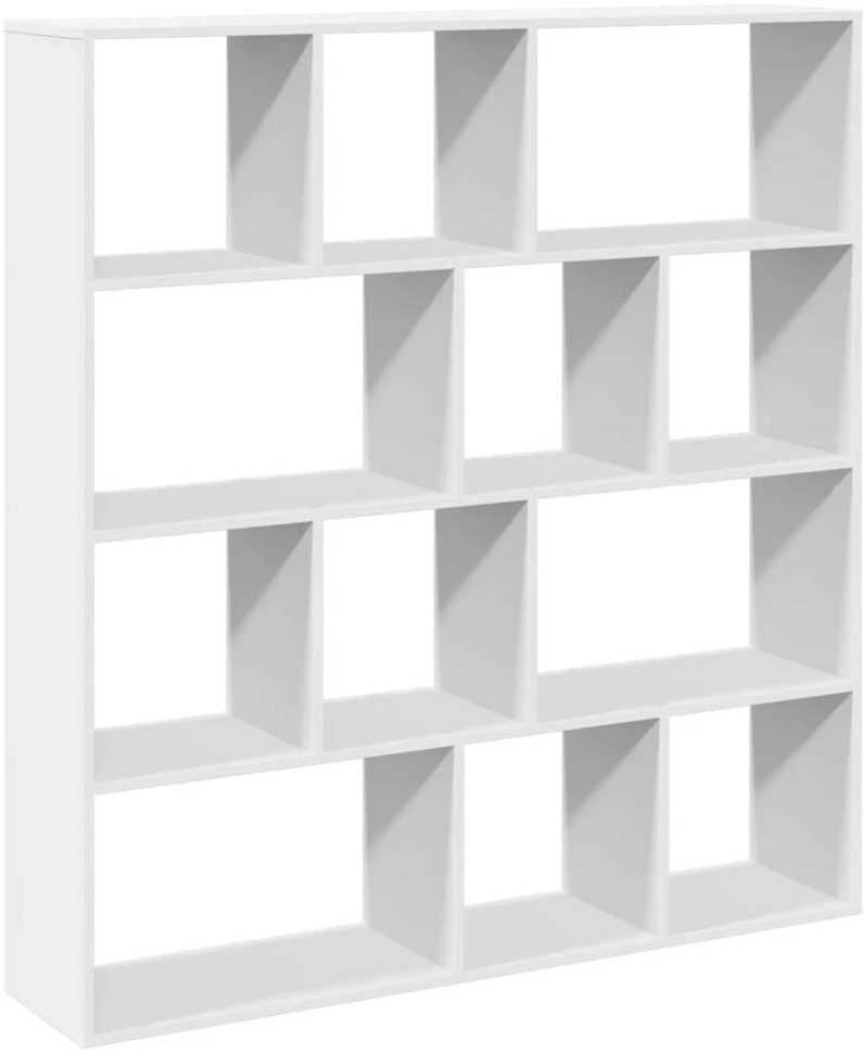 Spintelė knygoms, baltos spalvos, 132x29x141,5cm, MDP