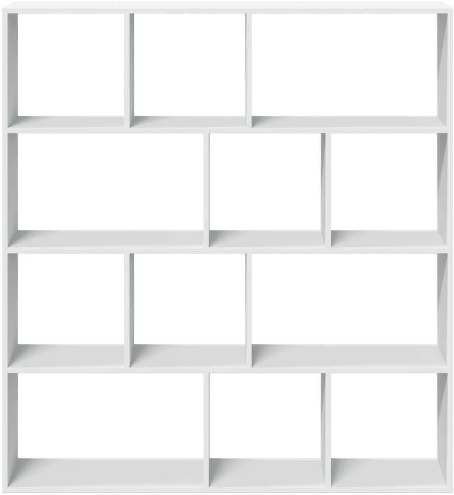 Spintelė knygoms, baltos spalvos, 132x29x141,5cm, MDP