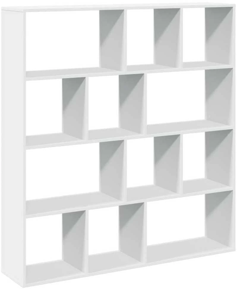 Spintelė knygoms, baltos spalvos, 132x29x141,5cm, MDP