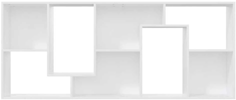 Spintelė knygoms, baltos spalvos, 67x24x161cm, apdirbta mediena