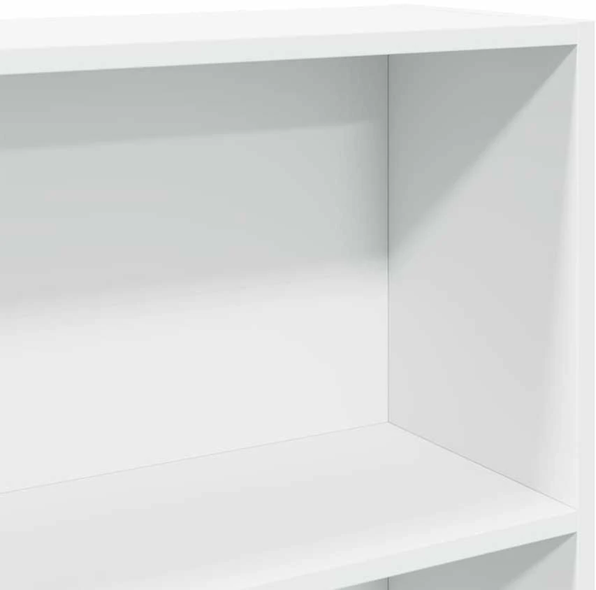 Spintelė knygoms, baltos spalvos, 80x30x189cm, MDP