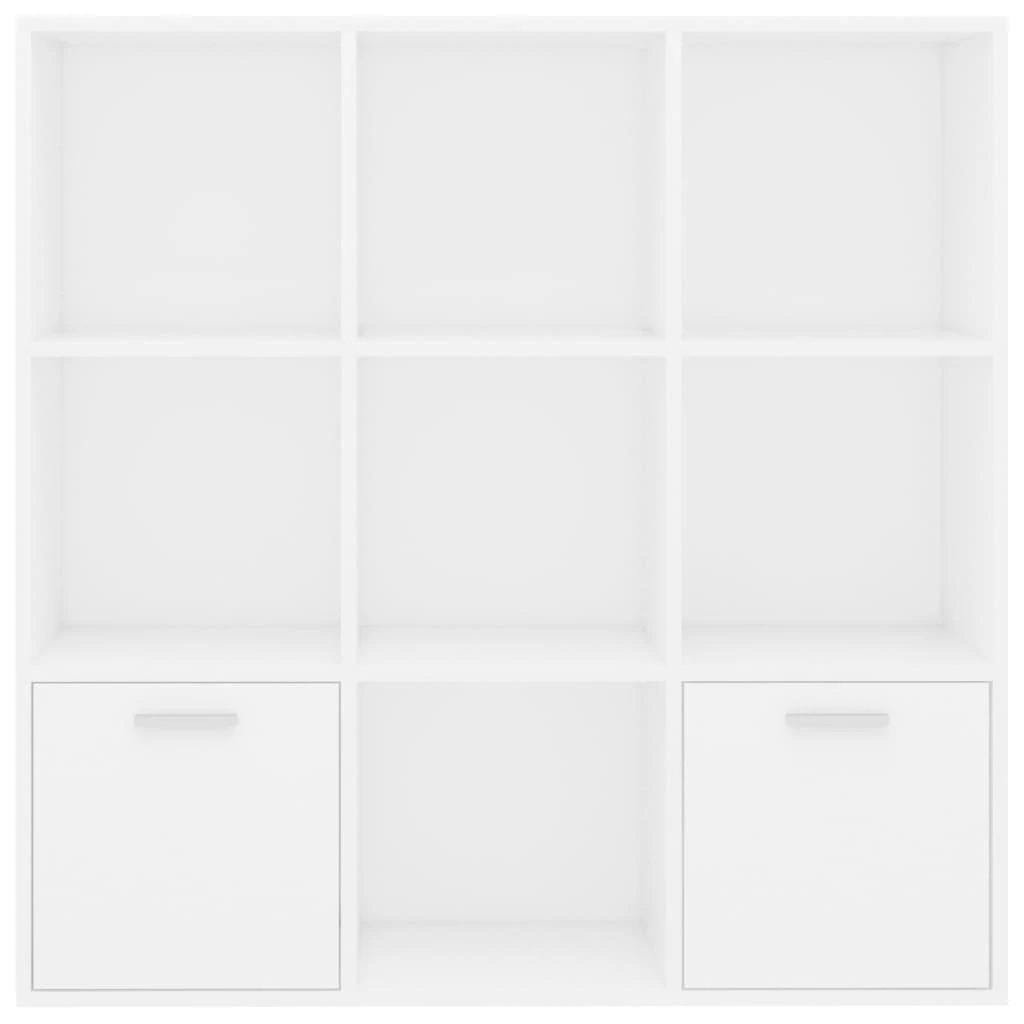 Spintelė knygoms, baltos spalvos, 98x30x98cm, apdirbta mediena