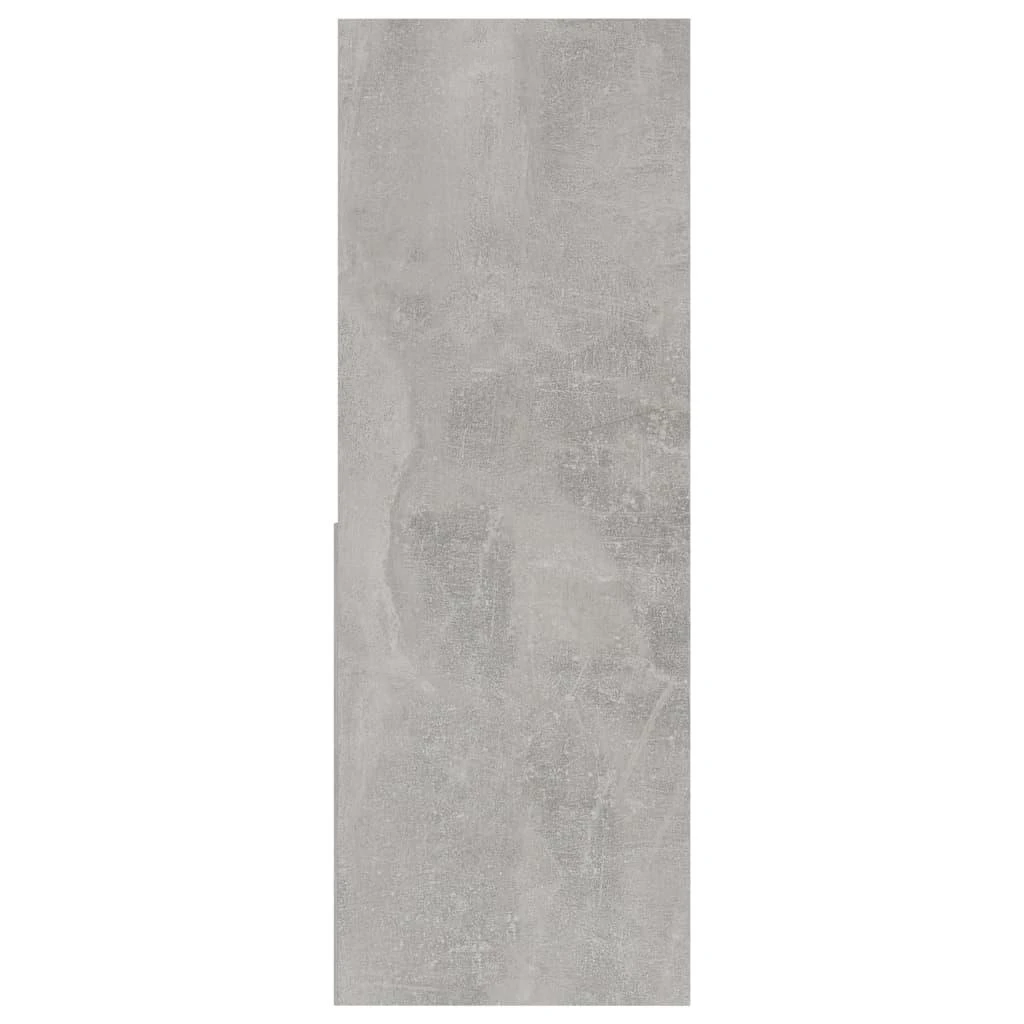 Spintelė knygoms, betono pilka, 67x24x161cm, apdirbta mediena