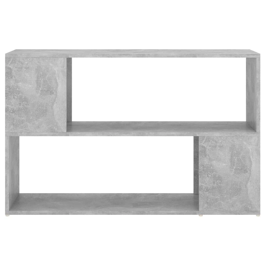 Spintelė knygoms, betono pilka, 100x24x63cm, apdirbta mediena