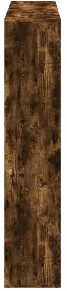 Spintelė knygoms, dūminio ąžuolo, 137,5x29x137,5cm, mediena