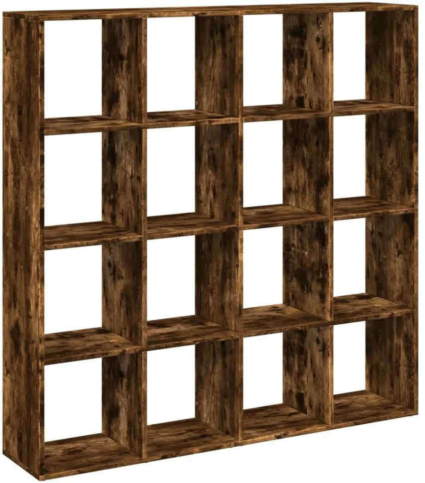Spintelė knygoms, dūminio ąžuolo, 137,5x29x137,5cm, mediena