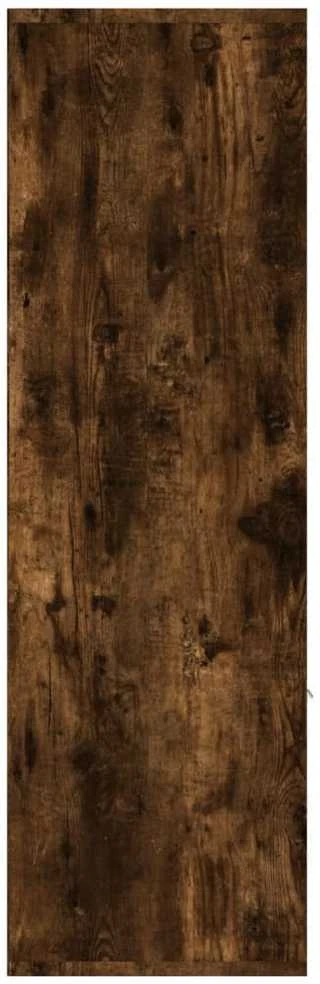 Spintelė knygoms, dūminio ąžuolo spalvos, 98x30x98cm